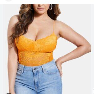 GUESS HAZELEY MANGO BODYSUIT NWT SIZE LARGE